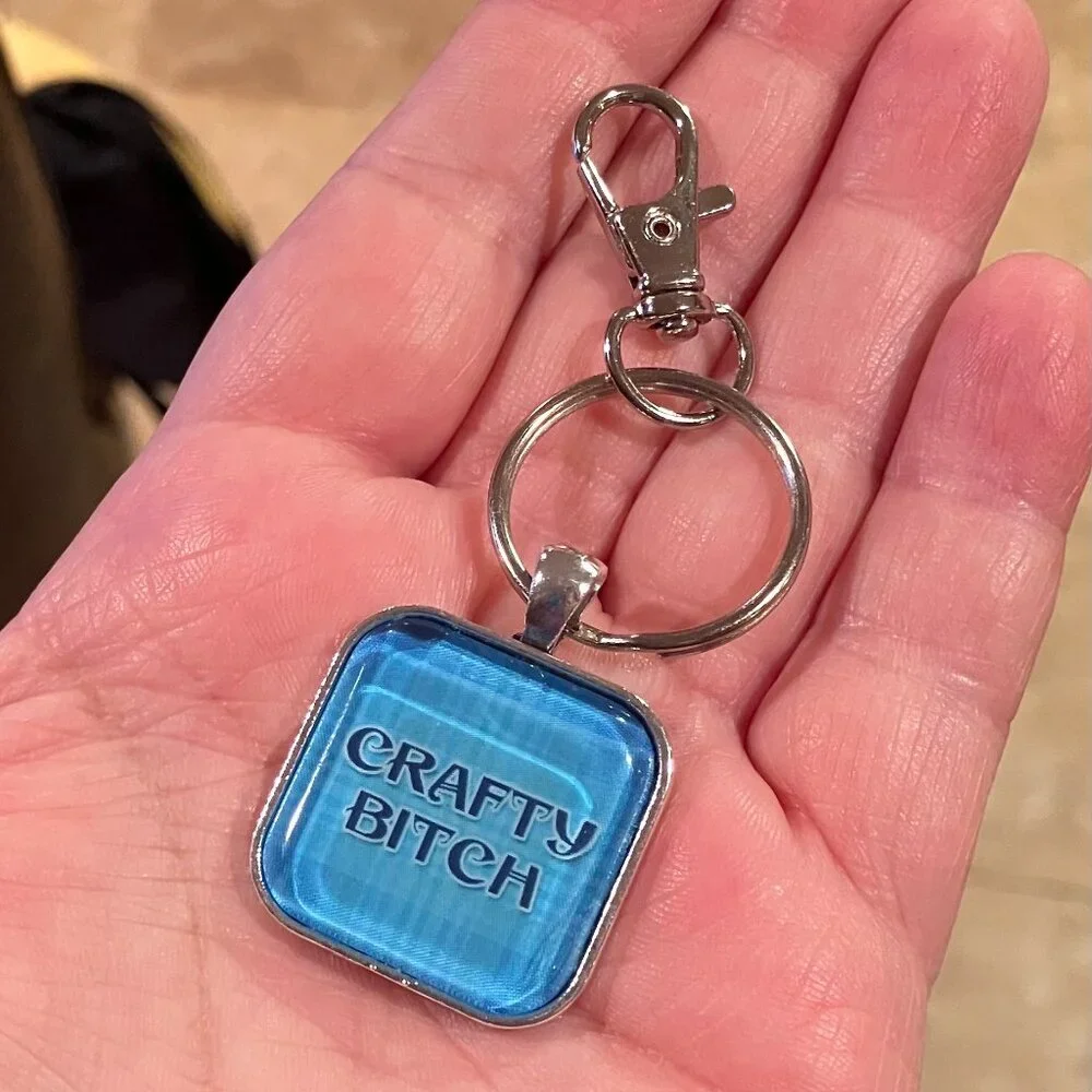 Crafty B**** Keychain